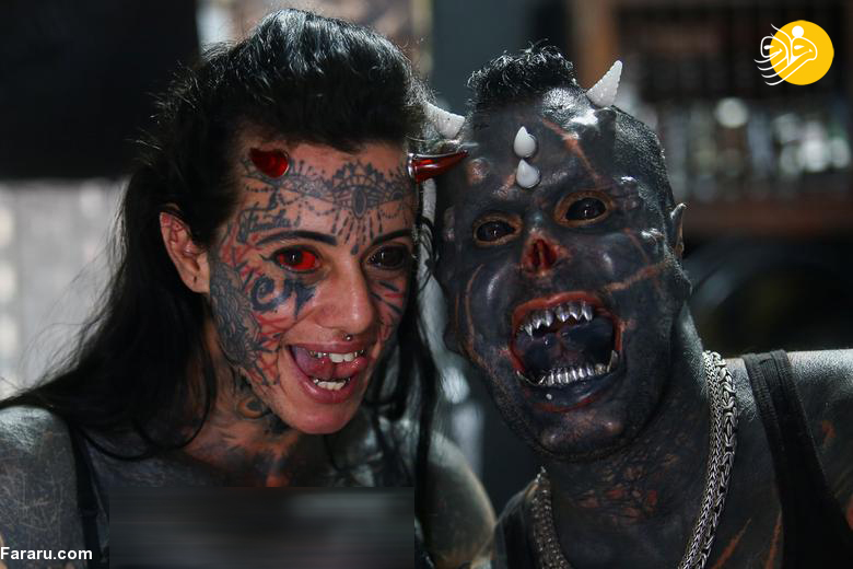 چهره ترسناک مردی که به شیطان معروف است! + عکس