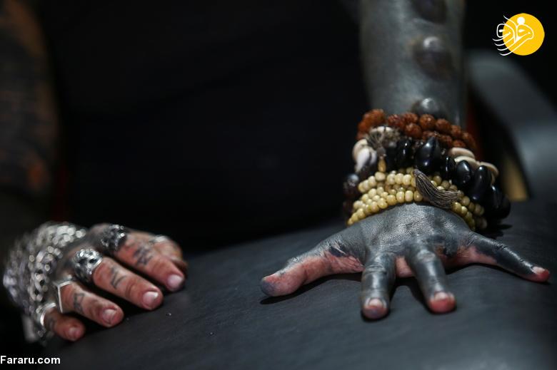 چهره ترسناک مردی که به شیطان معروف است! + عکس