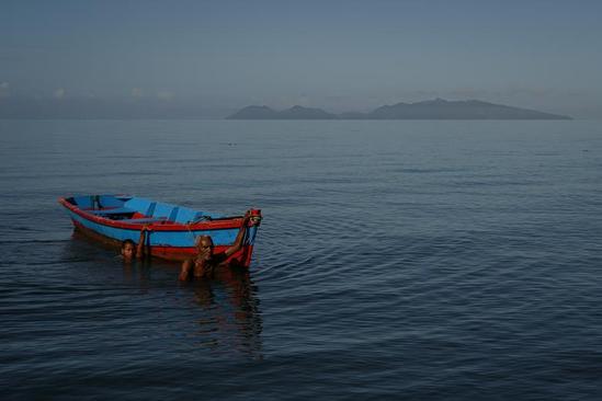 به زیر آب رفتن جزایر و روستاهای کشور فیجی + عکس