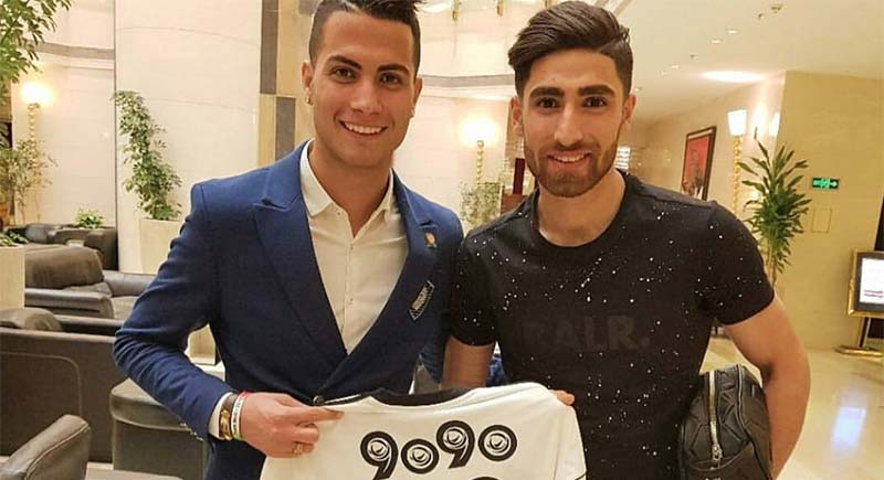 علیرضا جهانبخش به همراه رونالدوی وطنی! + عکس