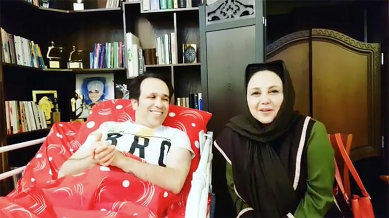 عیادت «بهنوش بختیاری» از امیر کربلایی زاده + عکس