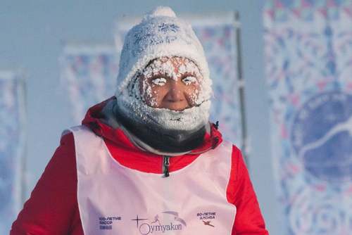 مسابقه دو استقامت در سرمای منفی 63 درجه روسیه + عکس - تلگرام آپ