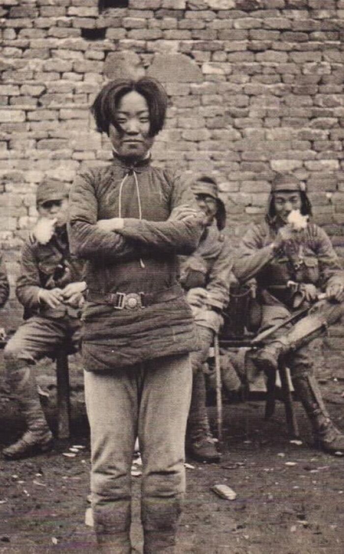 لبخند مبارز چینی پیش از اعدام توسط نیرو‌های ژاپنی + عکس - تلگرام آپ