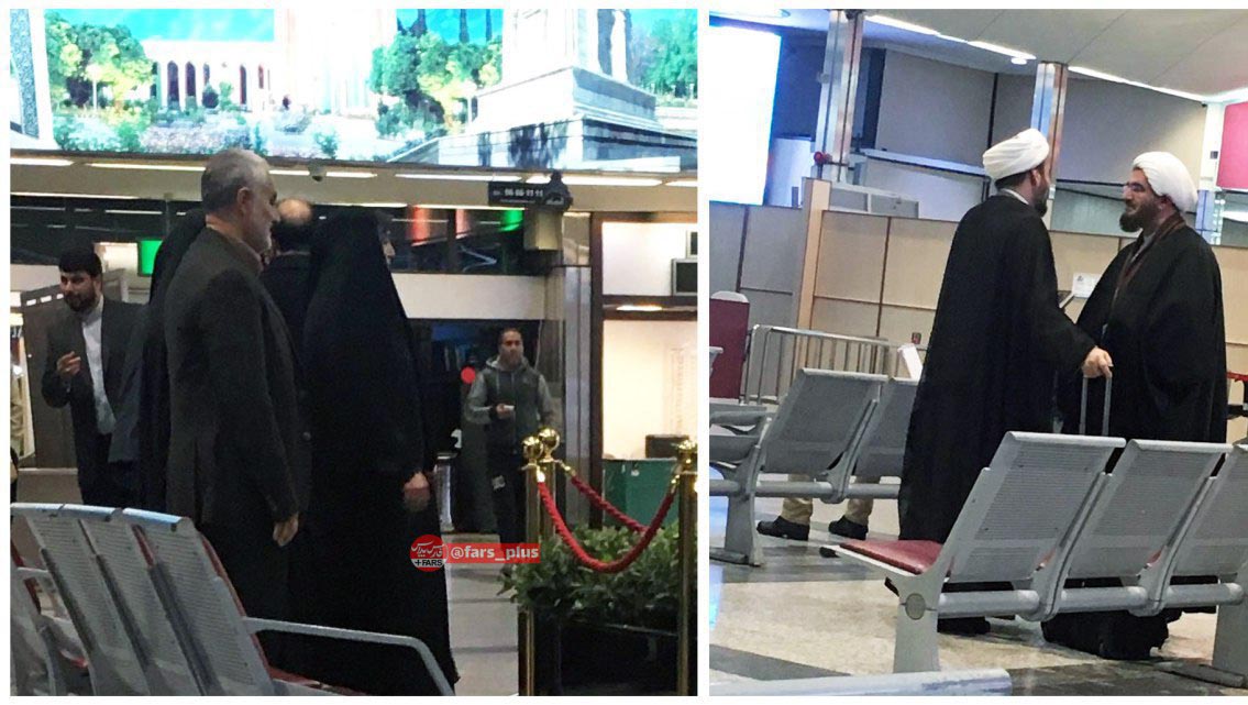 سردار سلیمانی بدون محافظ در فرودگاه مهرآباد! + عکس