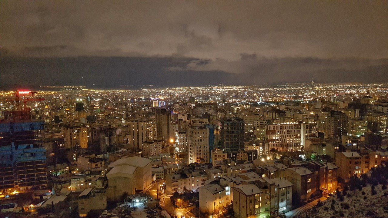 عکس زیبا از تهران
