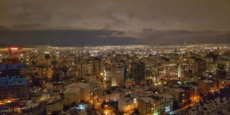 نمای بسیار زیبا از تهران پس از بارش برف + عکس