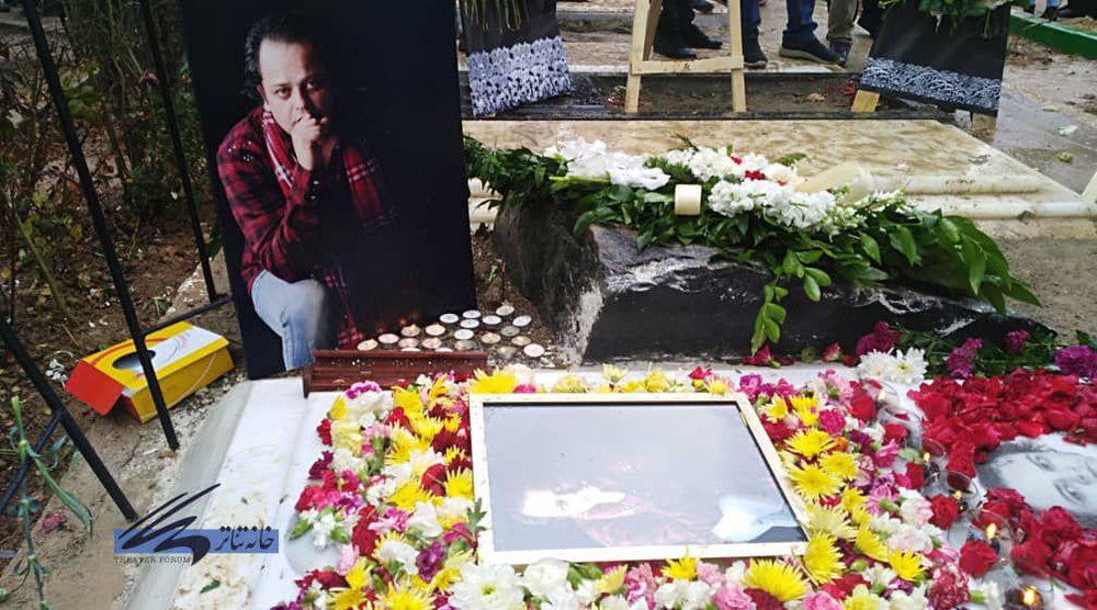 آرامگاه هنرپیشه معروف 40  روز پس از درگذشت + عکس