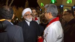 نماینده ولی فقیه در جمعیت هلال احمر وارد سمنان شد