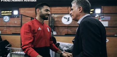 وداع کیروش با شاگردانش با چشمانی گریان + عکس