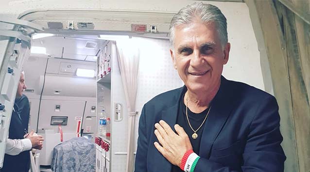 آخرین تصویر کارلوس کیروش قبل از ترک ایران + عکس