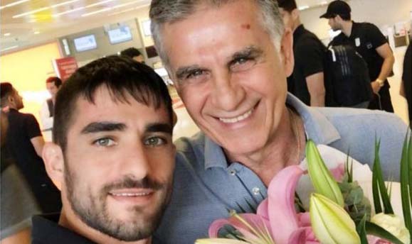 تشکر به سبک میلاد محمدی از کیروش +عکس