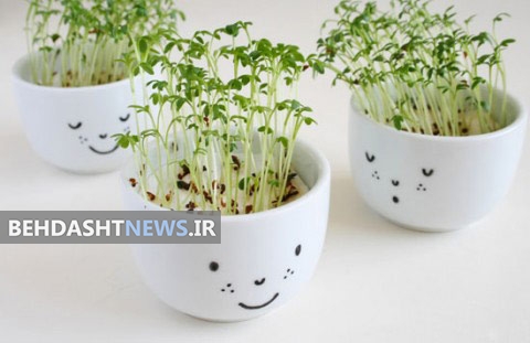 تزیین سبزه عید برای کودکان 
