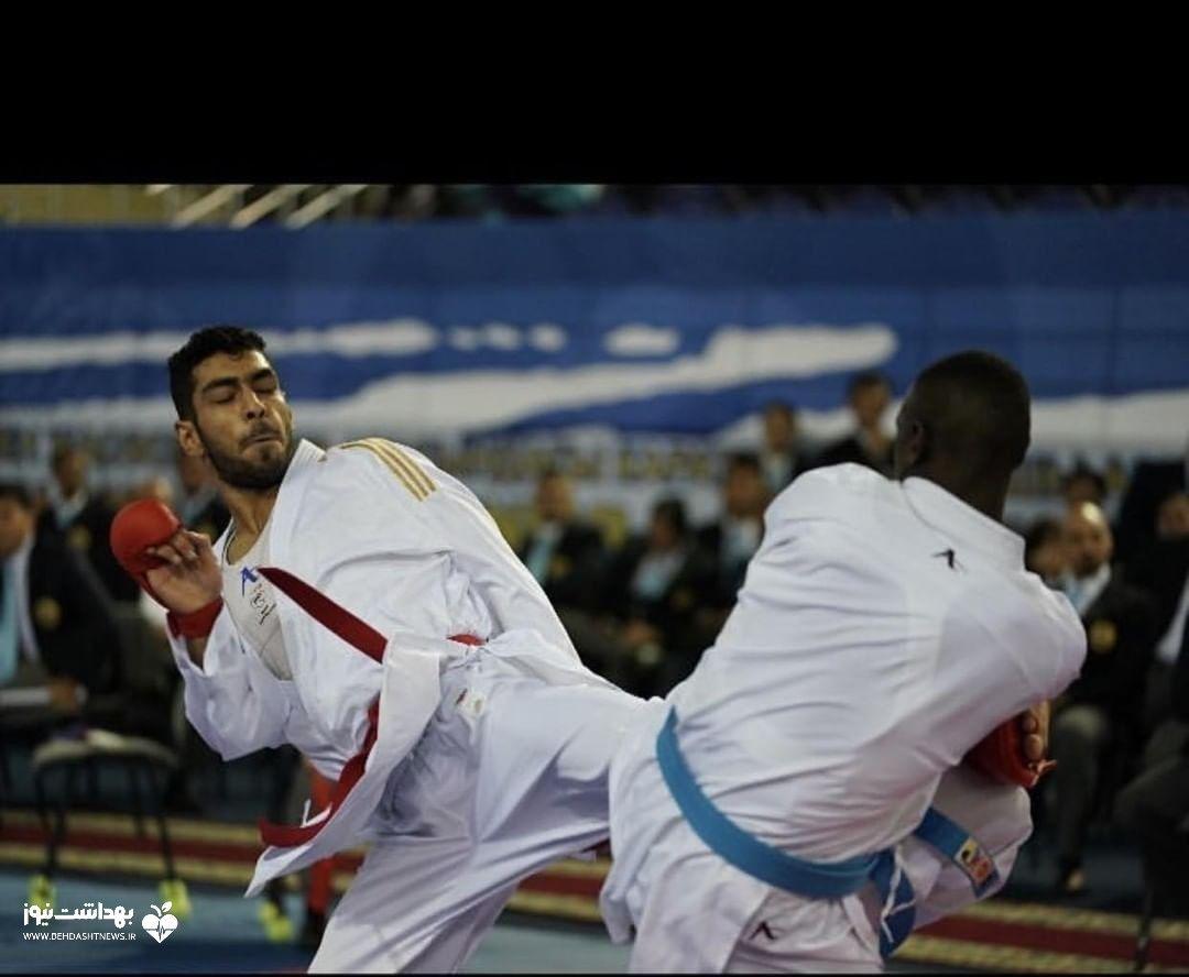 صالح اباذری پسر طلایی کاراته ایران و جهان  از المپیک  هم مدال می خواهد+تصاویر
