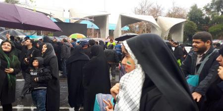 حال و هوای اطراف دانشگاه تهران در روز راهپیمایی+عکس