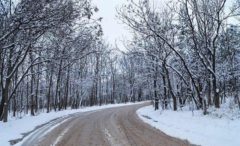  بارف برف و باران در جاده‌های ۱۱ استان 