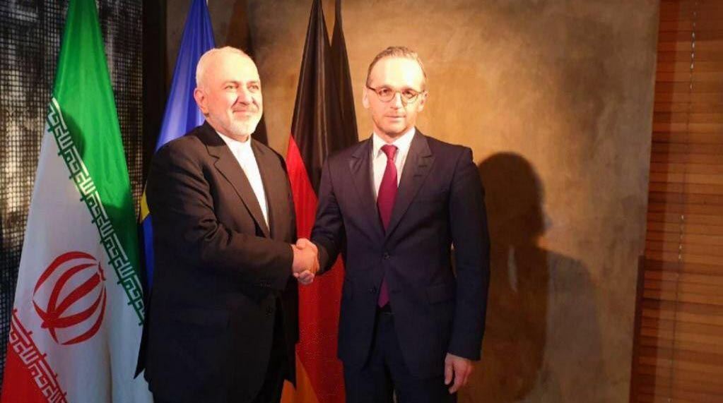 دیدار ظریف با وزیر خارجه آلمان + عکس