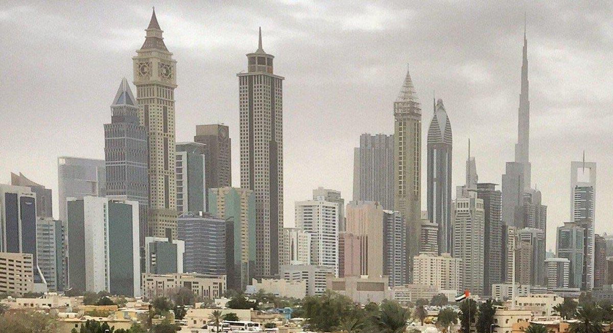تصویری تامل برانگیز از برج های دبی! + عکس