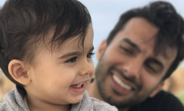 محمدحسین میثاقی به همراه پسرش! + عکس