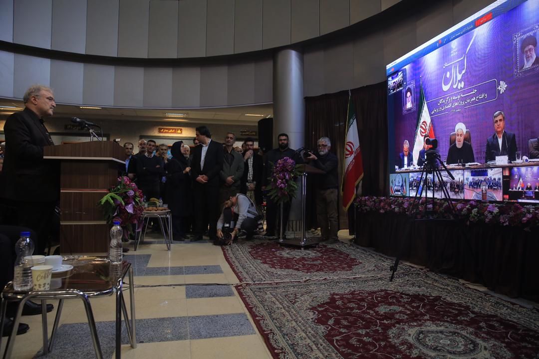 افتتاح بیمارستان لاهیجان با حضور وزیر بهداشت + عکس