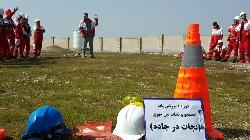 آموزش 300 نجاتگر هلال‌احمر خوزستان با روش‌های جستجو و نجات در حوادث ترافیکی و شهری