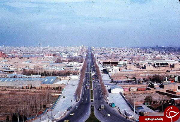 تهران از بالای برج آزادی 44 سال پیش + عکس