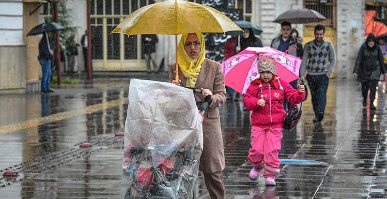  آخر هفته‌ بارانی در پنج استان کشور