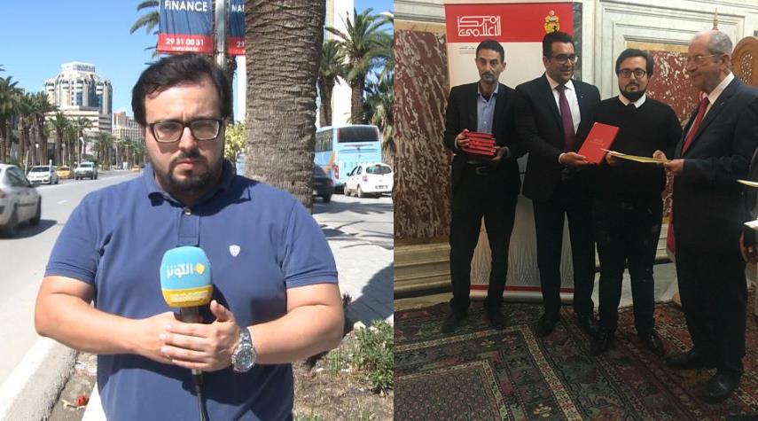  ریاست پارلمان تونس از خبرنگار شبکه الکوثر تقدیر کرد+عکس