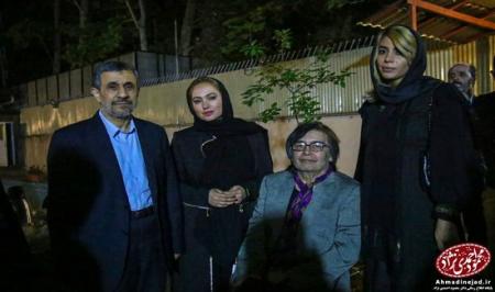 رضا رویگری و پورعرب در مراسم افطاری احمدی‌نژاد + عکس