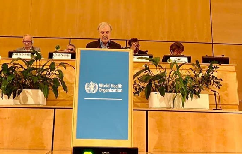 وزیر بهداشت در ژنو:  تحریم های ناعادلانه بر پوشش همگانی سلامت اثر می گذارد 
