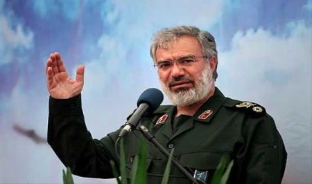 سردار فدوی: ناوهای آمریکا در منطقه تحت کنترل کامل ارتش و سپاه هستند+عکس