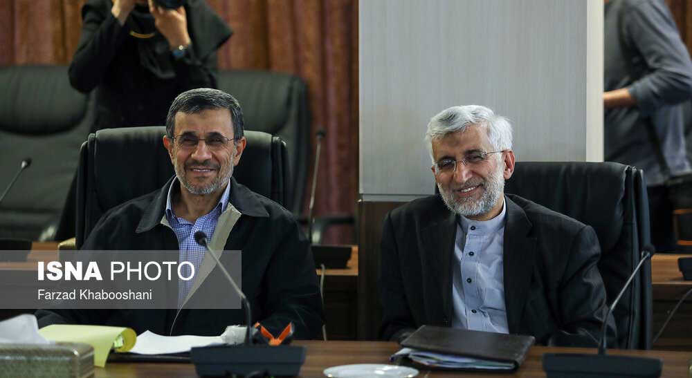 احمدی‌نژاد و سعید جلیلی بعد از مدت‌ها در کنار هم + عکس
