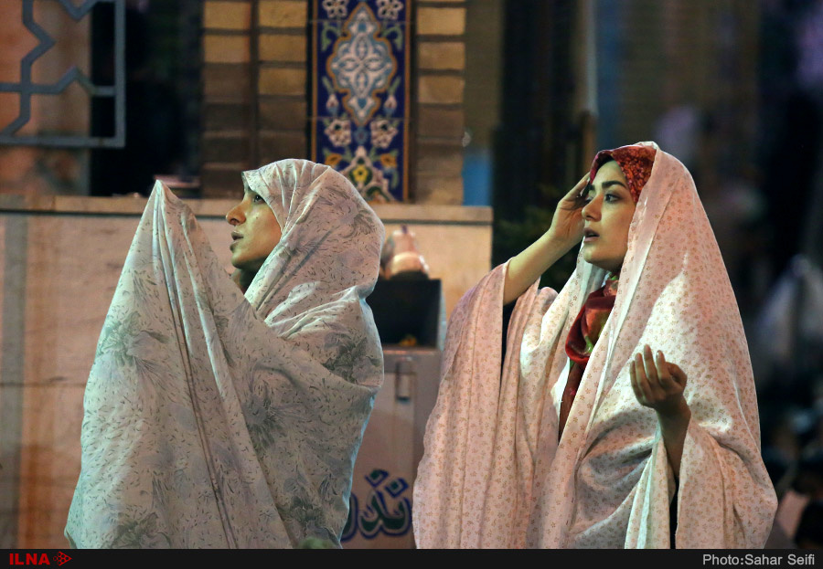 حجاب بانوان در مراسم احیای امامزاده صالح تهران + عکس
