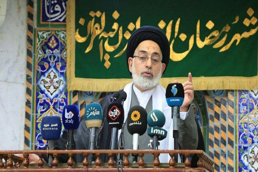 امام جمعه نجف: ضدیت با تحریم های ضد ایرانی نشانه قدرت عراق است