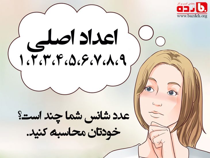 عدد شانس شما چند است؟ خودتان محاسبه کنید