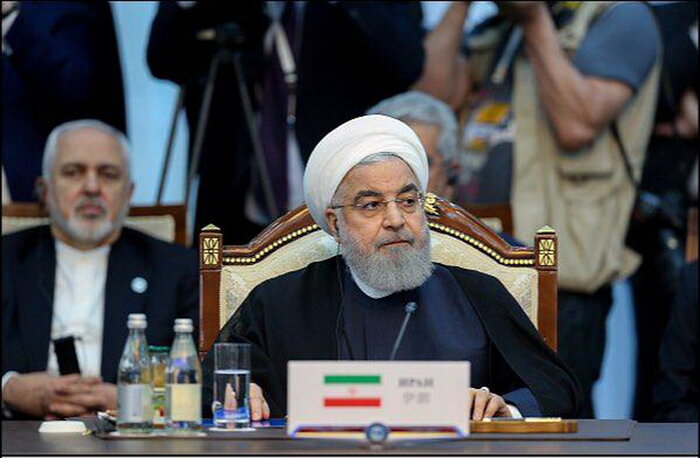 روحانی در بیشکک: آمریکا به تهدیدی جدی برای ثبات منطقه و جهان تبدیل شده است+عکس