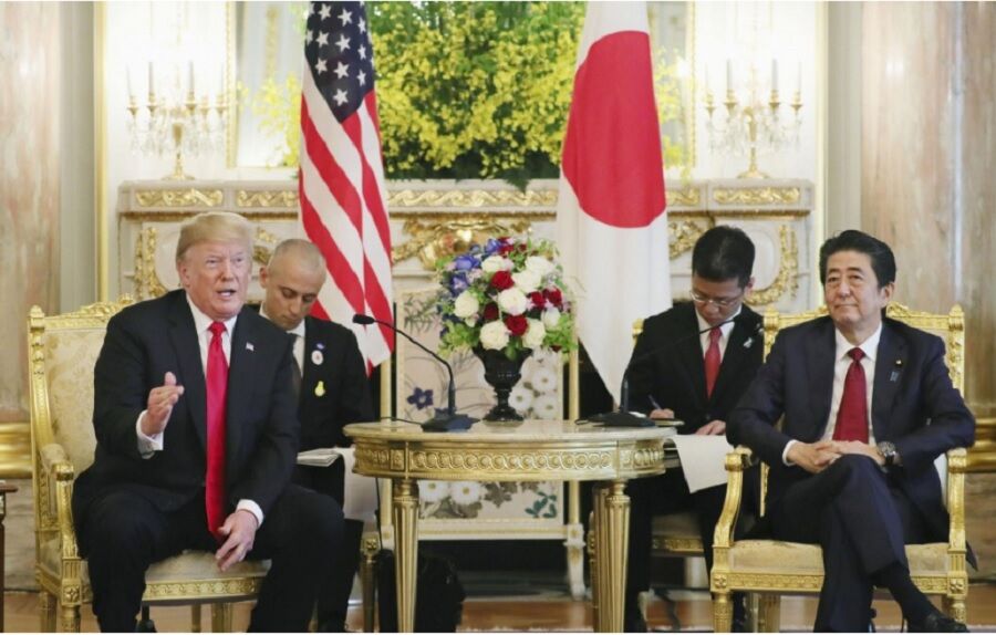 در تماس تلفی: ترامپ از واسطه گری ژاپن با ایران تشکر کرد+عکس