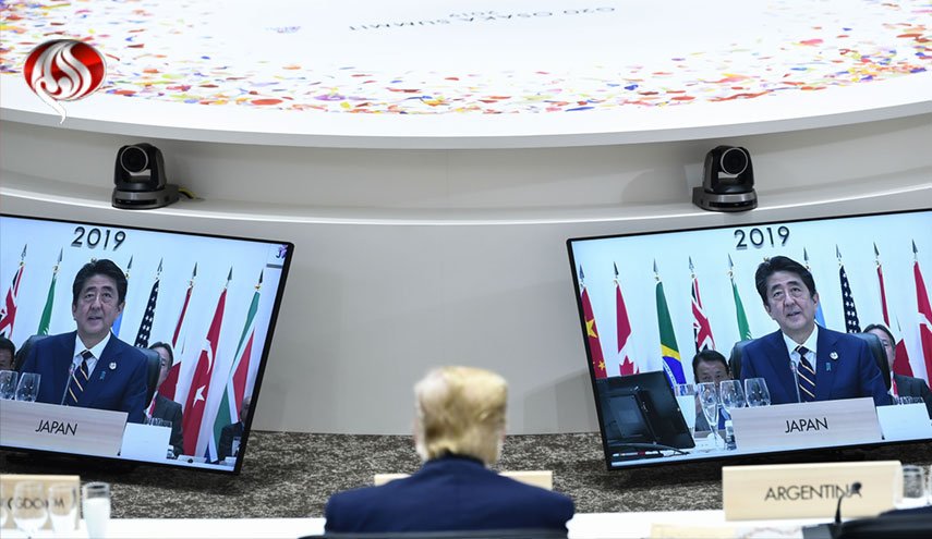 در اولین دیدار آبه و ترامپ بعد از سفر تهران چه گذشت +عکس