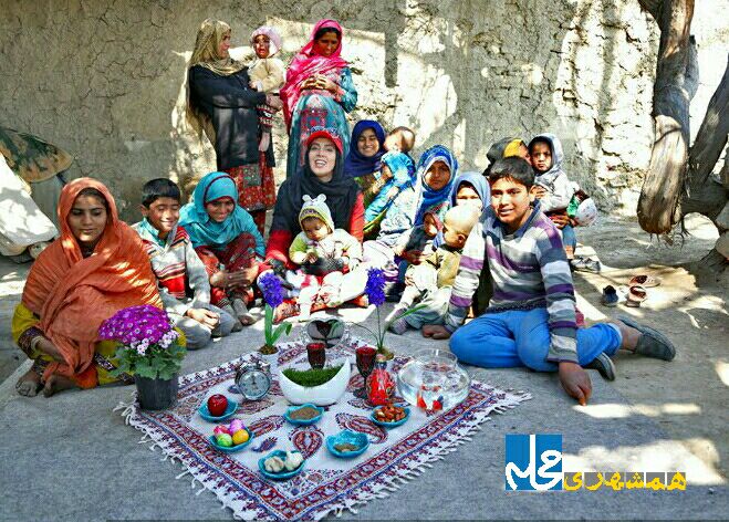 لیلا بلوکات در جمع چادرنشینان! +عکس