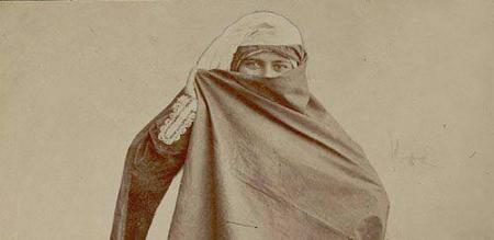 حجاب بانوی طهرانی در زمان قاجار + عکس