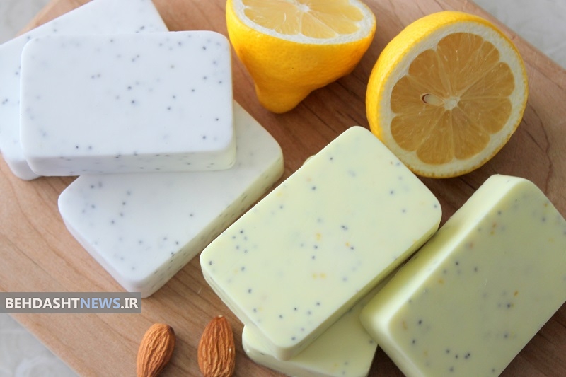 طرز ساخت صابون گیاهی با رایحه لیمو و بادام