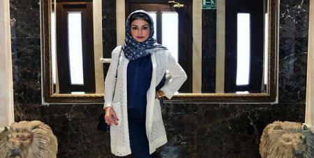 دلیله استراماچونی در هتل اسپیناس پالاس تهران + عکس