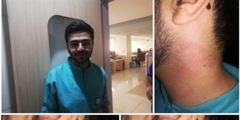 ضرب و شتم پرستار شیرازی توسط پزشک متخصص + عکس