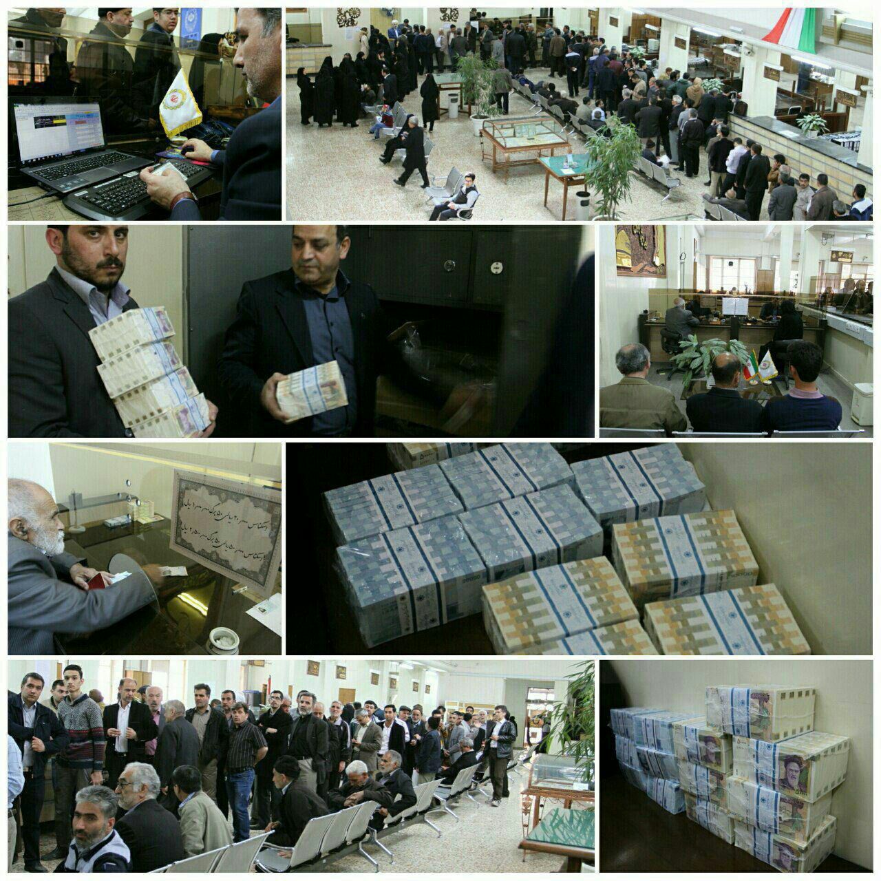 توزیع پول نو در آستانه عید نوروز + عکس