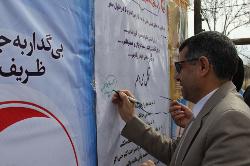 نماینده مردم اردبیل در مجلس شورای اسلامی به کمپین «نه به تصادفات جاده ای» پیوست