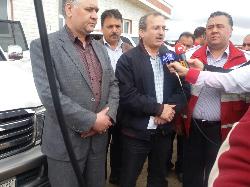 دبیرکل جمعیت هلال احمر وارد اردبیل شد