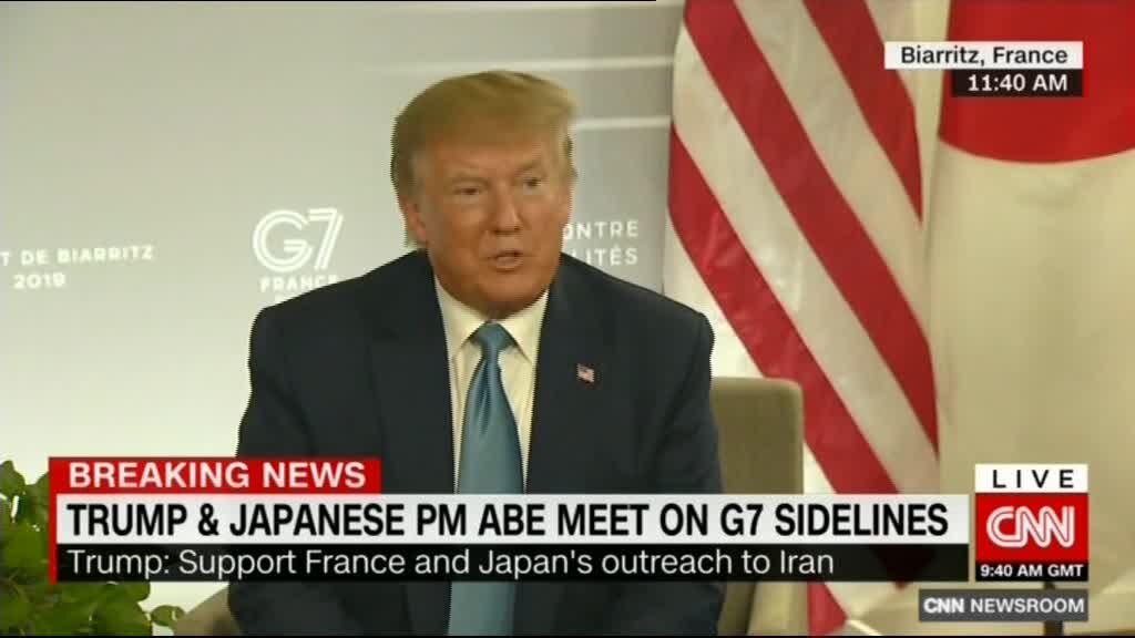 حمایت ترامپ از تماس فرانسه و ژاپن با ایران
