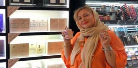 بها‌ره ر‌هنما در مراسم رونمایی از عطرش + عکس