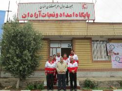 بازدید رئیس جمعیت هلال احمر از پایگاه های امدادی جمعیت در استان سمنان