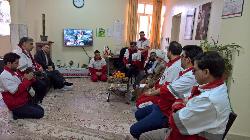 بازدید حجت الاسلام والمسلمین معزی از اجرای طرح های خدماتی هلال احمر در نوروز96