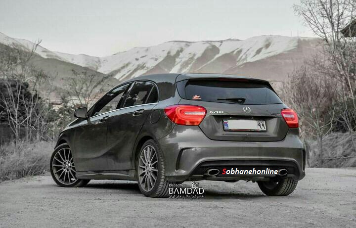 تنها مرسدس بنز A200 با پلاک ملی! + عکس